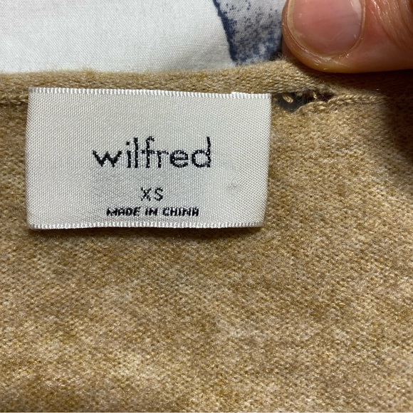 Aritzia Wilfred Wool & Cashmere Blend Santorini Soft Buttoned Cardigan Size XS - Picture 11 of 14